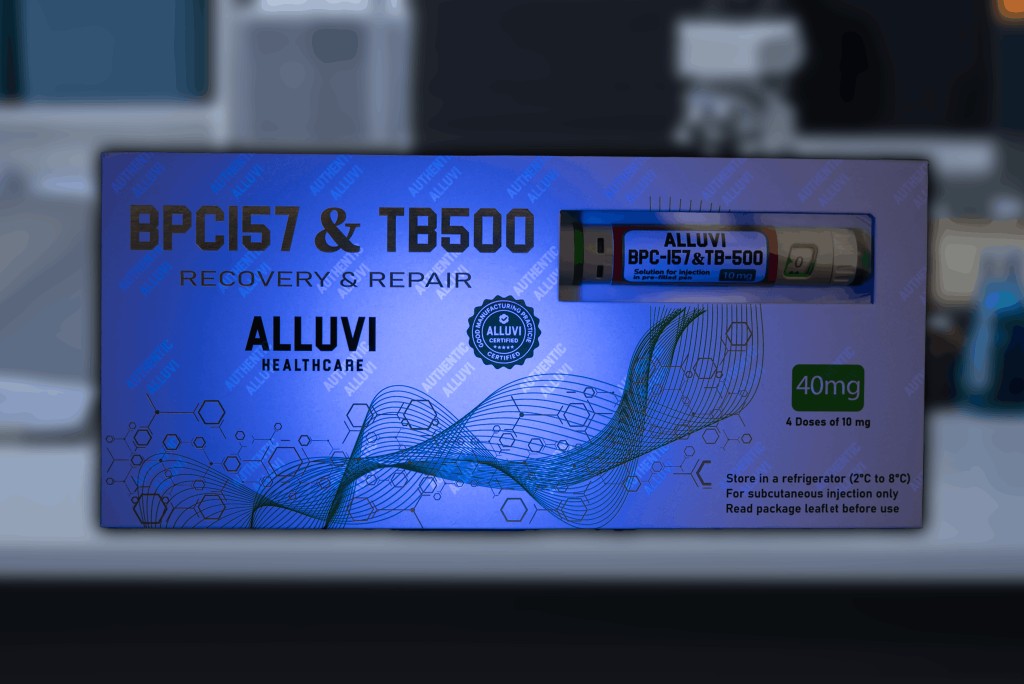 Alluvi BPC-157 and TB-500 40 mg packaging