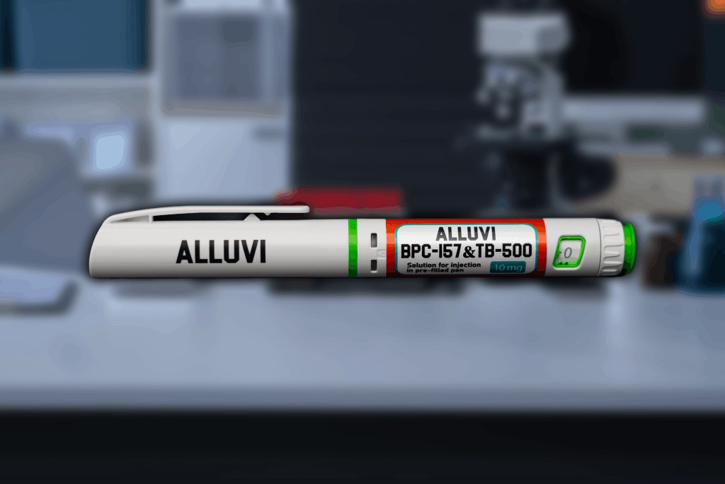 Alluvi BPC-157 and TB-500 pre-filled pen